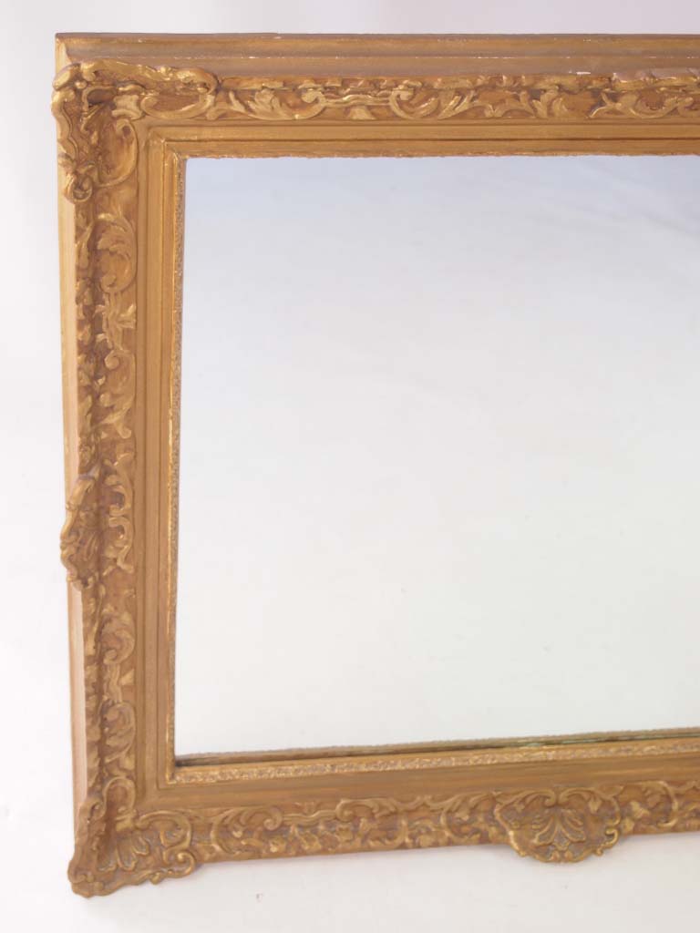 Large Vintage Gilt Framed Mirror
